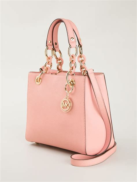 michael kors blossom pink purse|Michael Kors small pink purse.